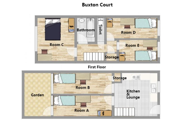 伦敦Buxton Court D 5室公寓 3