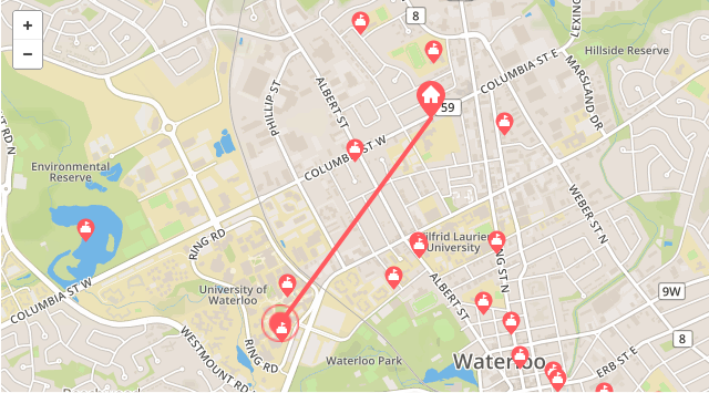 加拿大留学之滑铁卢大学租房marq 41