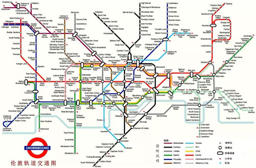 地铁-伦敦主要的出行交通工具